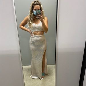 Sparkly form fitted dress